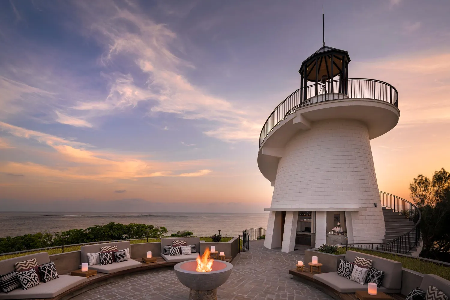 Lighthouse lounge at Four Seasons Resort Seychelles at Desroches Island