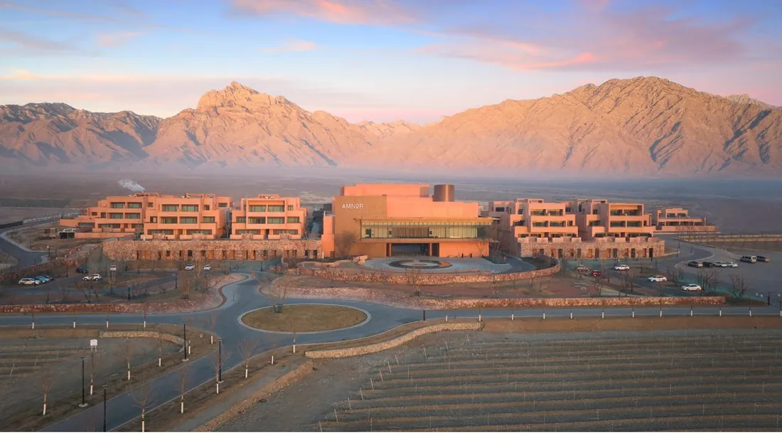 Amnor Resort, Yinchuan, seen from above